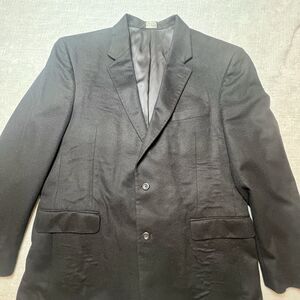 Jos. A. Bank Men’s 46 L Blazer Charcoal Gray 100% Cashmere Sportscoat Business